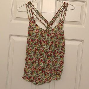 Floral crop top